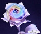 折り紙の薔薇（レインボーローズ）を作製します レインボーカラーのみや単色のみなどご希望をお聞かせください。 イメージ4