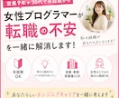 女性現役エンジニアが未経験転職相談にのります 営業職から未経験でエンジニア転職した私が全力でサポートします イメージ1