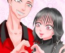 ちょっと癖の強い絵柄でイラスト描きます SNS使用、夢絵、アバターイラスト化、とりあえずご相談下さい イメージ5