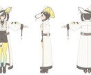 キャラクター制作いたします ヒアリングや報告・連絡・相談を重要視した制作を行っています イメージ5