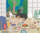 ペットのイラスト描きます ポップ、キュート、ファンタジー等ご要望をお聞かせください イメージ7