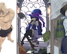 温かみのあるイラストをペソペソと描きます 可愛い女の子から可愛くないゴリマッチョまで描きます。 イメージ8