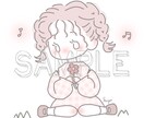 可愛い女の子のアイコンを描きます ミニキャラの女の子をパステルカラーで イメージ3