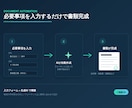 書類作成などの業務をAIアプリで自動化します 士業・中小企業の書類作成や返信業務をAIで効率化します イメージ1