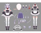 イラストからモデリングまですべて制作致します 最高にかわいいあなたを作るお手伝いをさせてください！ イメージ4