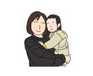即日対応可！シンプルな線画イラストを制作します お写真から作成！SNSのアイコンやペーパーアイテム用に♡ イメージ4