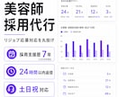 30日間【美容師採用代行】リジョブ応募対応します 面接以外は丸投げOK！【美容師】採用を代行します イメージ1
