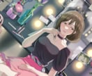 ソーシャルゲームのSSRのような一枚絵を描きます キャラクターを際立たせる構図と色彩 イメージ1