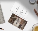 最安値！洗練されたオシャレ名刺・ロゴを制作致します オリジナル名刺・ロゴをスピーディーに制作 イメージ1