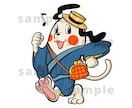 商用利用可◎親しみのあるキャラクターロゴを作ります 目を引く存在感と愛嬌があるロゴやキャラクターを描きます！ イメージ7
