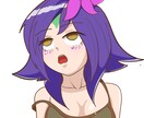 かわいいくたびれた表情アイコン作成を致します 社会につかれた表情を表現したい方におすすめです。 イメージ1