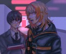 かっこいい目を引く1枚絵描きます 等身･ミニキャラどちらも描けます！愛着のある絵を差し上げます イメージ3