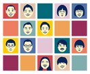 なんとなく似てるレトロでシンプルなアイコン描きます 懐かしいのに新しい。SNSで映える似顔絵アイコン イメージ10