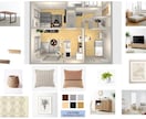 お部屋のイラスト付き！あなたの素敵な部屋つくります 実用的でおしゃれな家具から、クッション・ポスターまでご提案！ イメージ2