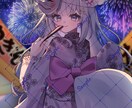高クオリティな綺麗可愛い透明感あるイラスト描きます サムネイルや動画用、記念イラストなどをご希望の方に！ イメージ6