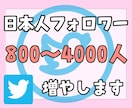 Twitter日本人フォロワー800人以上増加ます 日本人のアクティブ フォロワーを増やします。 イメージ1