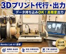 3Dプリント代行・データ作成・出力いたします データ持ち込みやモデリング相談も歓迎！高品質に出力します イメージ1