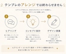 想いを翻訳する、二つ折り名刺デザイン制作します ヒアリングからコンセプト設計まで、あなたの魅力を1枚にします イメージ4