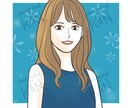 似顔絵作成します リアル過ぎず漫画っぽい絵で特徴を捉えた似顔絵を作成します イメージ1