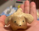 ほっこり粘土つくります 粘土で犬の置物をつくっています イメージ6