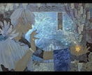 日本画材で手描きする、一点ものの絵画を制作します アナログならではの触れたくなる、豊かな質感の原画をお届け イメージ9