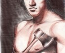 水彩画風や色鉛筆でのリアルな似顔絵描きます 漫画ディフォルメしたリアルな似顔絵御描きします。 イメージ3