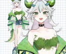 ゲームやVTuber、一枚絵などに！立ち絵描きます TRPG、アイコン、IRIAM、配信用イラスト等に是非♩ イメージ4
