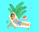絵本のようなポップなイラストを描きます SNSやブログアイコンに♪明るく楽しい気分になるイラストです イメージ4