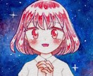 やさしい透明水彩アイコン描きます 透明水彩で、あなただけのやさしい世界を描きます イメージ3