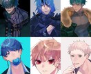 アイコン&一枚絵&立ち絵を制作します SNS、ゲームやサムネイルなどで使用する絵を描きます！ イメージ2