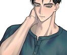 魅力的ある男性をお描きします SNSアイコン・ドラマCDジャケット・立ち絵など幅広く対応！ イメージ2