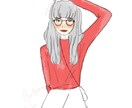 女性向け!オシャレなイラストアイコン制作します 写真1枚からイラストに☆オシャレアイコンで差をつけよう イメージ5