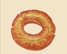 リアルで優しいタッチのお菓子イラスト制作します お店のメニューやチラシ広告などにご利用頂けます イメージ1