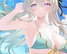 一枚絵などのイラストを描きます 二次創作はガイドラインに基づいた上で可能です イメージ1