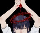 絵柄の幅広くSNS用のアイコン描きます 可愛いから病み系まで幅広く描けます。 イメージ2