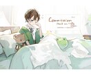 厚塗り！MV用のほのぼのかわいい1枚絵を描きます 光溢れる森林～アンティークな室内まで！背景込み一枚絵描きます イメージ10