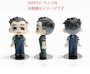 先着【50%オフ】キャラクターをフィギュアにします 大切なあなたのキャラクター/人物を、手のひらサイズに イメージ3
