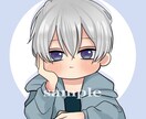 SNSなどのあなただけアイコン描きます デフォルメや等身サイズなど様々なサイズに対応致します！ イメージ1