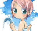 厚塗り・水彩ちっくー優しい雰囲気の似顔絵描きます 淡い、優しい風合いが好きな方へ。 イメージ3