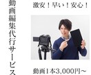 最安値水準！YouTubeの動画制作代行承ります 動画制作代行であなたの時間を有意義 イメージ1