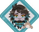 グッズ化OK！ミニキャラ制作します グッズ・商用利用可！自分だけのミニキャラ作りませんか？ イメージ1