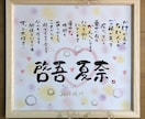 皆様へ心温まる名前の詩をお作りします 贈った方も贈られた方も笑顔になる特別な1枚お届けします イメージ4