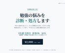 勉強の悩みを1科目30分で診断・処方ます 塾講師歴8年超｜全科目対応｜単発OK｜受験生のかかりつけ医 イメージ1