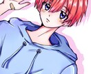 SNSなどで使えるかわいいアイコン描きます 私の絵柄のかわいらしさが溢れる胸上正面イラストを描きます イメージ2