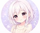 AI作るかわいいアニメ風SNSアイコンデザインます かわいいアニメ風アイコンをAIで丁寧に制作します イメージ2