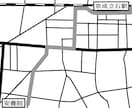 地図作成を代行いたします シンプルな地図を最短一日で。選べるフリーアイコン6種類 イメージ2
