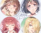24h内納品可！美少女アイコン作成いたします 商用もOK◎SNS等で使えるアイコンイラストお描きします イメージ2