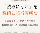 1万字可　小説・文書の文体を分析し、校正します 執筆歴18年・280万字の書き手が、機械と目の両方で診ます イメージ1