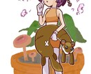 あなたの頭の中のキャラクターイメージ具現化します オリジナルキャラクターは作りたい、でも絵は描けない！かた必見 イメージ3