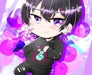 ミニキャラ(デフォルメ)イラストを作成致します もちもちキラキラのデフォルメイラスト！アイコンやグッズに！ イメージ3